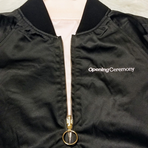OPENING CEREMONY Reversible Peplum Bomber Jacket - Picture 10 of 14